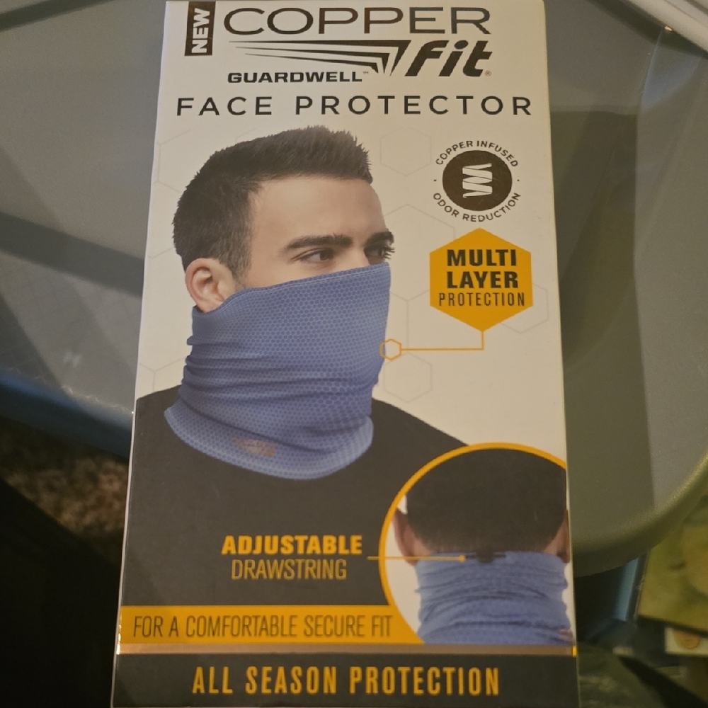 Copper Fit Guardwell Blue Face Protector